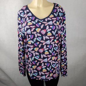 Talbots Women Tops Blue, Purple, Navy size XL